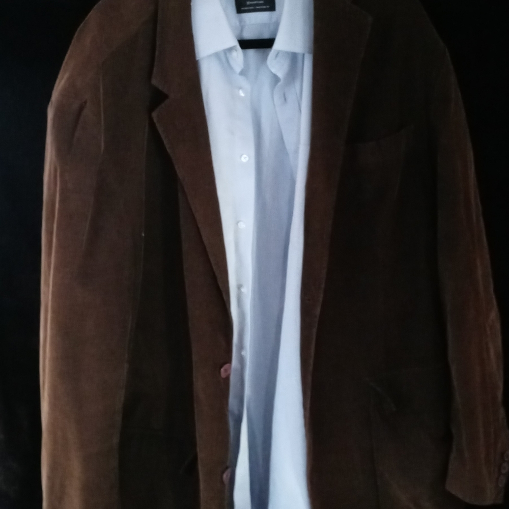 Two-button sports jacket vented corduroy